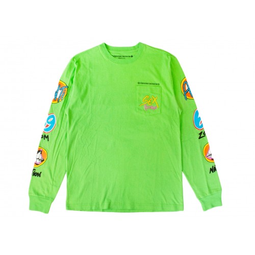 Оригинальный шмот Chrome Hearts Matty Boy Sex Records L/S T-shirt Citrus