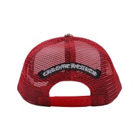 Chrome Hearts Matty Boy Sex Records Logo Trucker Hat Red/White