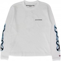 Chrome Hearts Matty Boy Sinister Thermal L/S T-shirt White