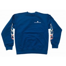 Chrome Hearts Matty Boy Space Crewneck Sweatshirt Blue
