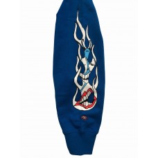 Chrome Hearts Matty Boy Space Crewneck Sweatshirt Blue