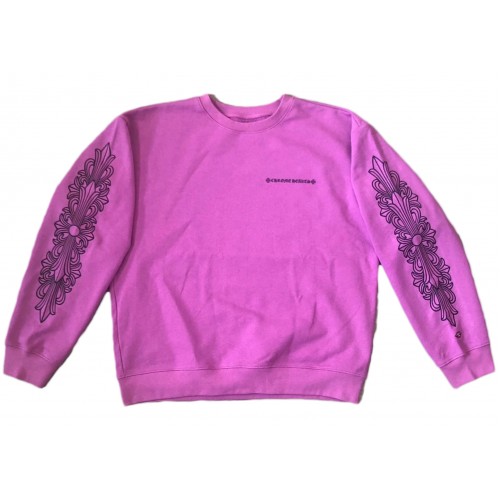 Оригинальный шмот Chrome Hearts Matty Boy Spider Web Crewneck Sweatshirt Purple