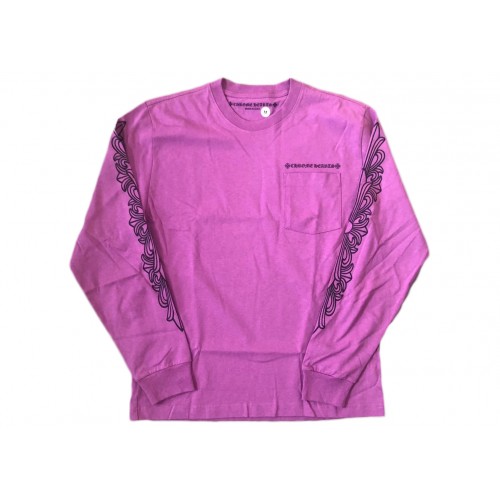 Оригинальный шмот Chrome Hearts Matty Boy Spider Web L/S T-shirt Purple