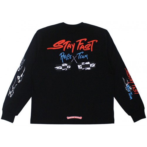 Оригинальный шмот Chrome Hearts Matty Boy Stay Fast L/S T-shirt Black