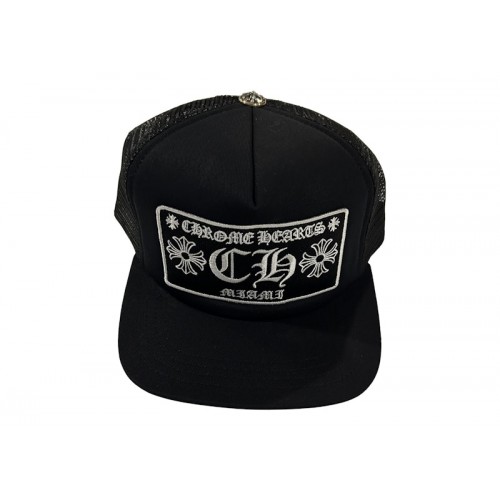 Chrome Hearts Miami Exclusive Trucker Hat Black
