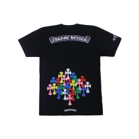 Chrome Hearts Multi Color Cross T-shirt Black