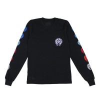Chrome Hearts Multi Color Horse Shoe L/S T-shirt Black