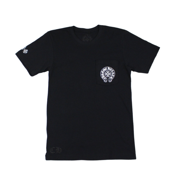 Chrome Hearts Multicolor Horseshoe T-Shirt Black Chrome Hearts Multicolor Horseshoe T-Shirt Black