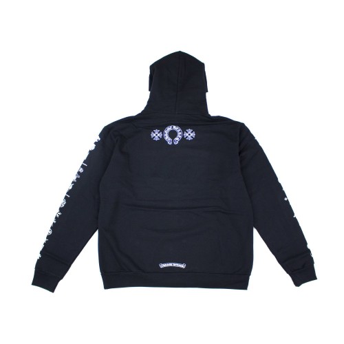 Оригинальный шмот Chrome Hearts Multi Logo Pullover Hoodie Black - 70см