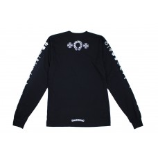 Chrome Hearts Multi Logo Script Long Sleeve T-shirt Black
