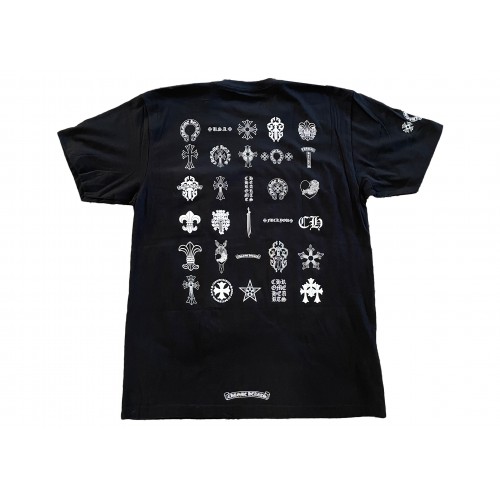 Оригинальный шмот Chrome Hearts Multi Logo T-shirt Black