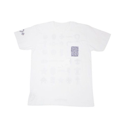 Оригинальный шмот Chrome Hearts Multi Logo T-shirt White - 70см