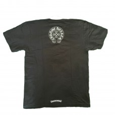 Chrome Hearts Neck Logo Horse Shoe T-Shirt Black