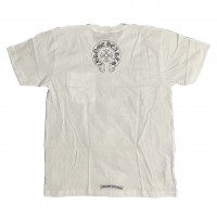 Chrome Hearts Neck Logo Horse Shoe T-Shirt White