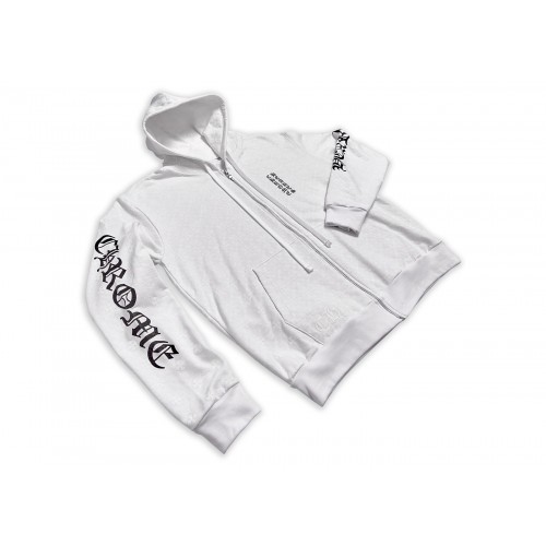 Оригинальный шмот Chrome Hearts Plus Cross All Over Print Zip Up Hoodie White
