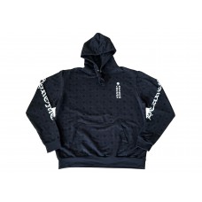 Chrome Hearts Plus Cross Allover Print With Horseshoe Logo Hoodie Black