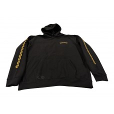 Chrome Hearts Plus Logo Pullover Hoodie Black/Yellow