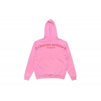 Chrome Hearts Red Logo Hoodie Pink