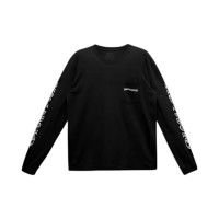 Chrome Hearts Scroll Logo L/S Pocket T-shirt Black