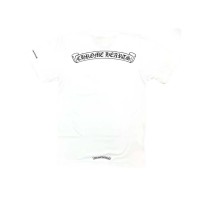 Chrome Hearts Scroll Logo Pocket T-shirt White