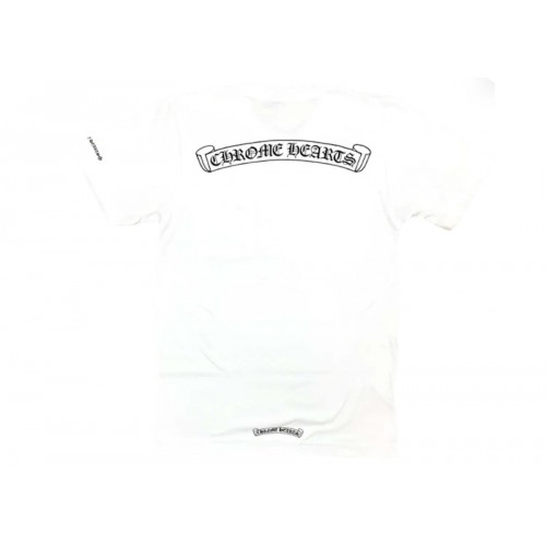 Chrome Hearts Scroll Logo Pocket T-shirt White