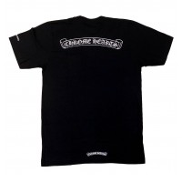 Chrome Hearts Scroll Logo T-Shirt Black