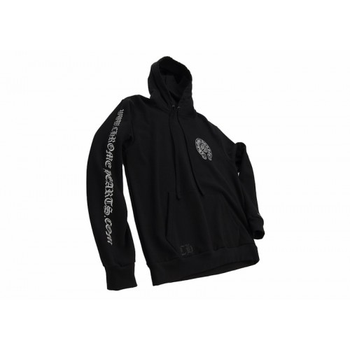 Chrome Hearts Silver Glitter Hoodie Black Chrome Hearts Silver Glitter Hoodie Black