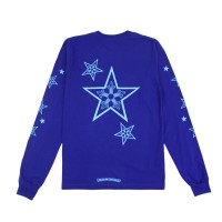 Chrome Hearts Star L/S T-shirt Blue