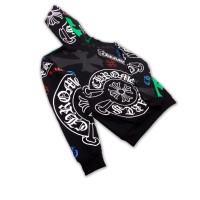 Chrome Hearts Stencil Hoodie Black