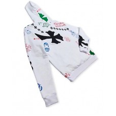 Chrome Hearts Stencil Hoodie White