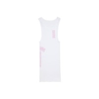 Chrome Hearts T Bar Rib Tank White/Pink