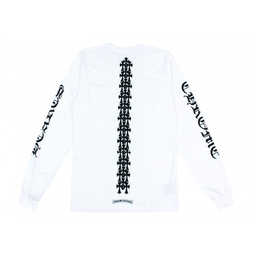 Оригинальный шмот Chrome Hearts Tire Tracks L/S T-shirt White