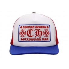 Chrome Hearts Trucker Hat Blue/Red/White