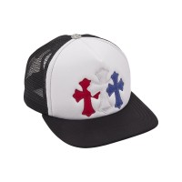 Chrome Hearts Trucker Hat Red/White/Blue
