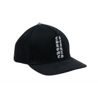 Chrome Hearts Vertical Logo Hat Black