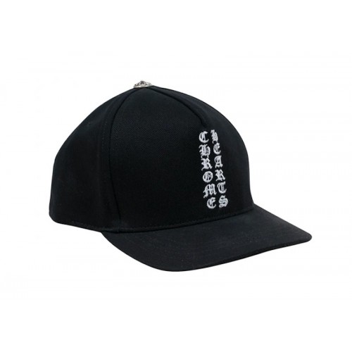 Chrome Hearts Vertical Logo Hat Black