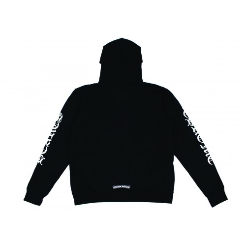Оригинальный шмот Chrome Hearts Vertical Logo Hoodie Black