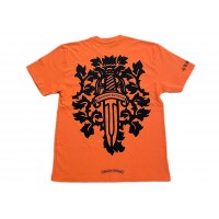 Chrome Hearts Vine Dagger T-shirt Orange/Black