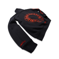 Chrome Hearts Web Exclusive Horse Shoe Hoodie Black/Red