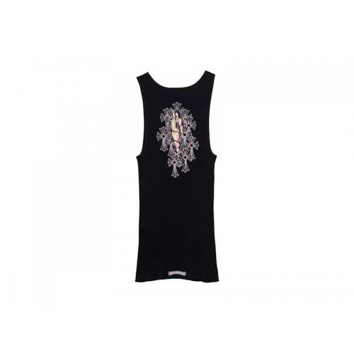Chrome Hearts x Deadly Doll Tank Top Black/Pink