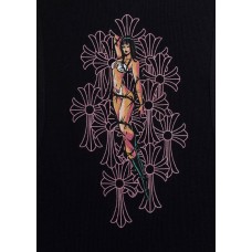 Chrome Hearts x Deadly Doll Tank Top Black/Pink