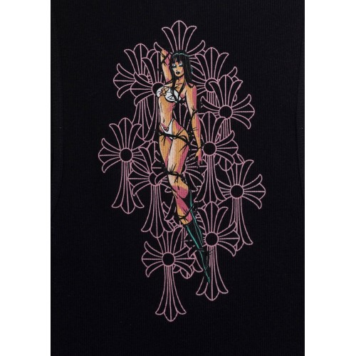 Chrome Hearts x Deadly Doll Tank Top Black/Pink