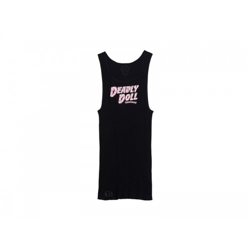 Chrome Hearts x Deadly Doll Tank Top Black/Pink