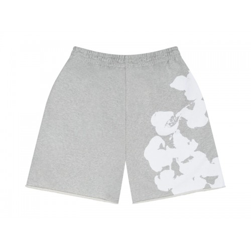 Denim Tears Big Cotton Wreath Sweat Shorts Grey Denim Tears Big Cotton Wreath Sweat Shorts Grey