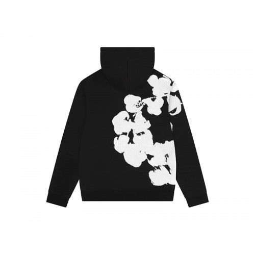 Denim Tears Big Cotton Wreath Sweatshirt Black