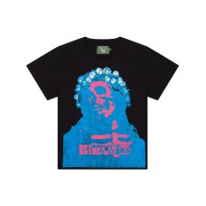 Denim Tears Bstroy Tears Crown Made of Cotton Tee Black