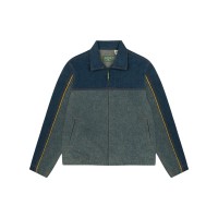 Denim Tears Cotton Fleur De-Lis Denim Track Jacket Multicolor