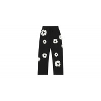 Denim Tears Cotton Wreath Baggy Sweatpants Black