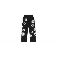Denim Tears Cotton Wreath Baggy Sweatpants Black