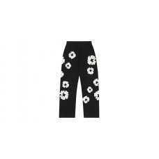 Denim Tears Cotton Wreath Baggy Sweatpants Black